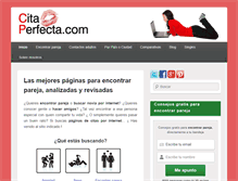 Tablet Screenshot of citaperfecta.com